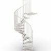 Gamia Steel Spiral Stair white