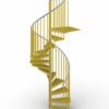 Gamia Steel Spiral Stair yellow
